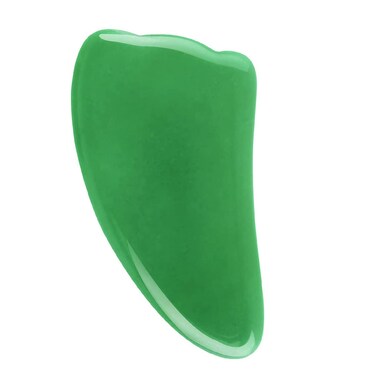 Bodysuitgood Jade Stone Scraping Massage ToolGua Sha Facial Beauty Tools for Wrinkles Skin Tightening Lift Firming Eye PuffinessSPA Acupuncture Therapy Trigger Point Treatment Green