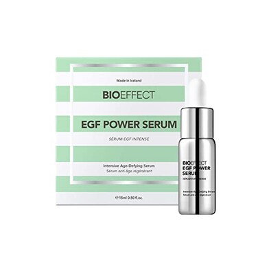 BIOEFFECT EGF Power Serum with Epidermal Growth Factor from Barley Hyaluronic Acid KGF and a form of Glucosamine NAG to Visibly Reduce Wrinkles  Discolorations Hydrating AntiAging Treatment