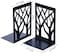 Book Ends Universal Premium Bookends for Shelves NonSkidBookend Heavy Duty Metal Book End Bookend Supports Book Stoppers 1 Pairs Black