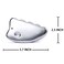 Authentic terahertz gua sha stonefacial scraping massage toolblack metal guasha tool for jawlinechinscalp