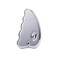 Authentic terahertz gua sha stonefacial scraping massage toolblack metal guasha tool for jawlinechinscalp