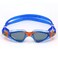 Aqua Sphere Kayenne Junior Swim Goggles with Smoke Lens BlueOrange Swimming Goggles for Kids