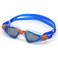 Aqua Sphere Kayenne Junior Swim Goggles with Smoke Lens BlueOrange Swimming Goggles for Kids