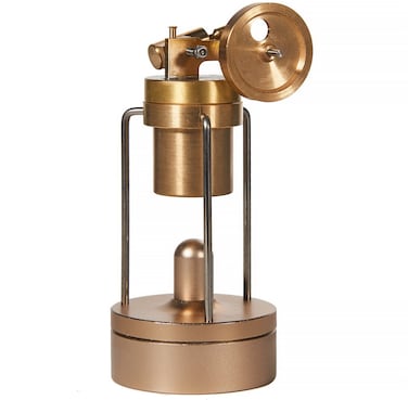 Sunnytech Mini Hot Live Steam Engine Model Education Toy DIY BJ001