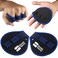 Stealth Sports Weight Lifting Grip Pads for Pullup Bar  Premium Neoprene Grip Pads with Flexible Rubber Palm  Non Slip Comfortable 3 Finger Loop  Protects from Calluses and TearsOne Size Fits All