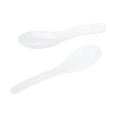 Karat MedHeavy Weight Asian Soup Spoon  White 1000 ct