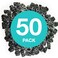 Cord Locks  Plastic Spring Loaded Mix of Single and Double Hole 25 Pieces Each 50 Total Units