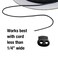 Cord Locks  Plastic Spring Loaded Mix of Single and Double Hole 25 Pieces Each 50 Total Units