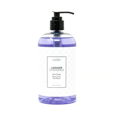 Vitabath Lavender Chamomile Hand Soap Cleansing Moisturizing Wash for Hands with Nourishing Aloe Vitamins  Antioxidants  CrueltyFree GlutenFree ParabenFree  16 oz