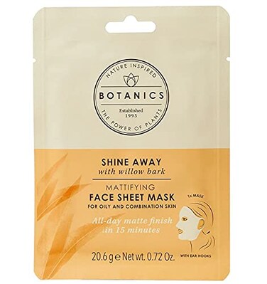 Botanics Shine Away Mattifying Sheet Mask 072 oz