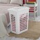 Sterilite Rectangular LiftTop Laundry Hamper with Lid Handles to Easily Carry Clothes Between the Laundry Room and Bedroom Plastic White 4Pack