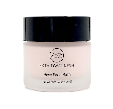 Ekta Dwarkesh Rose Face Balm Face Cream Infused with Rose Extracts Vegan and Cruelty Free 203 oz