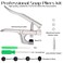 Taigoehua 1000pcs T5 NoSew Resin snap Buttons Fasteners StrawberryStarHeartFlowerCircle with Snap Press Pliers Set