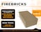 GIRtech Insa4 Lightweight  Thick Fire Bricks  2500F Pack of 4  Size 9 x 45 x 25  Fireclay Chamotte Firebricks for Ovens Forges Kilns Fireplaces Wood Stoves Steel Furnaces
