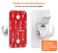 Curtain Rod Bracket Holder Universal Plastic SelfAdhesive Wall Mount Holder for Curtain RodCurtain Rod Not Included 1 Pack