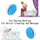 Cellulite Massager Brush Bathroom Massager Brush Body Massage for Women for Arms Legs Bathroom Shower BrushBlue