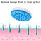 Cellulite Massager Brush Bathroom Massager Brush Body Massage for Women for Arms Legs Bathroom Shower BrushBlue