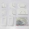 Betertek Hardware Replacement Accessories Brackets for Retractable mesh Baby and pet Gates Full Set Wall Mounting Parts Kit