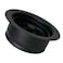 SinkSense 35 Disposal Flange Drain with Stopper Matte Black