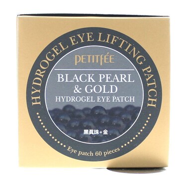 Petitfee Black Pearl  Gold Hydrogel Eye Patch 60 Patches 14 g