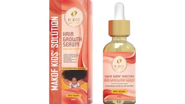 HAIR GROWTH OIL FOR KIDS Blend of Naturals oils to stimulate scalp for Fuller and Thicker Hair 100 Vegan Results Visible in 30 days 30ml