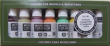 Vallejo Transparent Paint Set 17ml
