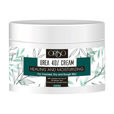 Urea Cream 40 Percent  Intensive Hydration for Dry and Cracked Heels Feet Hands Elbows and Knees  Callus Remover for Women with Salicylic Acid  Helps Athletes Foot  Foot Odor  4 oz