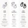 Loop Experience Ear Plugs for Concerts  High Fidelity Hearing Protection for Noise Reduction Motorcycles Work  Noise Sensitivity  8 Ear Tips in XS S M L  18dB Noise Cancelling  Silver