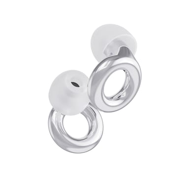 Loop Experience Ear Plugs for Concerts  High Fidelity Hearing Protection for Noise Reduction Motorcycles Work  Noise Sensitivity  8 Ear Tips in XS S M L  18dB Noise Cancelling  Silver
