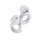 Loop Experience Ear Plugs for Concerts  High Fidelity Hearing Protection for Noise Reduction Motorcycles Work  Noise Sensitivity  8 Ear Tips in XS S M L  18dB Noise Cancelling  Silver