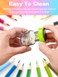 JARLINK 6 Pack Manual Pencil Sharpener Dual Holes Compact Sharpener with Lid for No2ColoredArt Pencils Portable in School Office Home