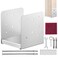 VEVOR Standoff Post Base Inner Size 571 x 52 Use for 6 x 6 316 Stainless Steel Adjustable Post Base Post Anchor with Fiber Drawing Surface and Full Set of Accessories for Rough Size Lumber