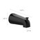 Design House 595611 Tub PullUp Diverter Spout for Bathroom Matte Black