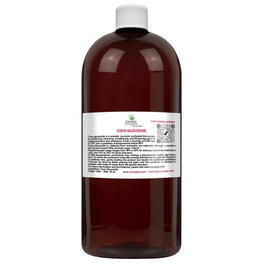 Dr Joe Lab Coco Glucoside Surfactant 32 oz  Foaming Cleanser  Plant Derived Biodegradable  Formulations  DIY Skin Care  Shower Gels Body Soap Shampoos Bath Face  Packaging May Vary