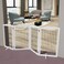 SFJC Support Feet for Pet Gate Freestanding Dog Gate Set of 2 Design for 071 inches Thickness PanelStairsWhite