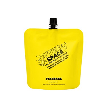 Starface Outer Space Foaming Body Cleanser Daily Body Wash for AcneProne Skin with Exfoliating AHAs and Calming Cica 8oz