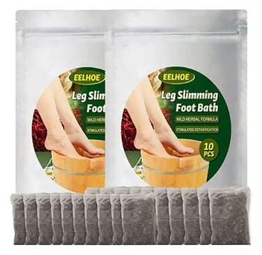 Lymphatic Drainage Ginger Foot SoakLeg Slimming Foot BathWormwood Ginger Foot Bath BagFoot Reflexology Relieve Calf Muscles Relax Massage Pack Sleep Improval 20 PCS