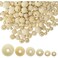 Bright Creations Round Wooden Beads for Crafts and Jewelry Making 6 Sizes 700 Pieces