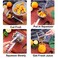 Real Stainless Steel Lemon Squeezer Citrus Juicer Hand Press Heavy Duty Manual Squeeze Juice Extractor Maker Orange Lime Grapefruit Presser  Bonus 50 Pcs Filter Bags