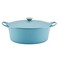 Rachael Ray NITRO Cast Iron Dutch Oven 65 Quart Agave Blue