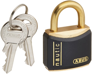 ABUS T84MB40 C KD 40mm All Weather Solid Brass Keyed Different Padlock Red