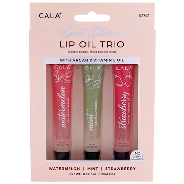 Feel Foxy LIP OIL TRIO MINT WATERMELON STRAWBERRY