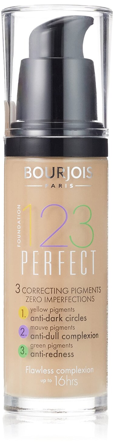 Bourjois Fond de Teint 123 Perfect Foundation for Women 52 Vanille 1 Ounce