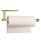 Paper Towel Holder Under Cabinet Wall Mount Paper Towel Rack Kitchen Paper Holder Self Adhensive Jumbo Rolls Paper Towel Holders for Kitchen Bathroom Farmhouse Accessories SUS 304 Stainless SteelGold