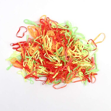 Elastic Bands 400 Pcs Jumbo Large Size Strong Unbreakable Stretchy Reusable MultiPurpose Rubber Hair Ties Clear  4 Pack of 100 Pcs