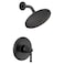 Moen UT2282EPBL Dartmoor MCORE 2Series 1Handle Shower Trim Kit with 8Inch Rainshower Valve Required Matte Black