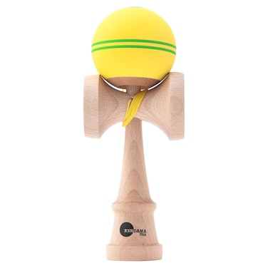 Kendama USA  Kaizen Dash Kendamas  Silk Matte Paint  Viper Yellow