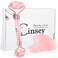 Jade Roller and Gua Sha Tool SetAntiAging Treatment Lifting Massage Suitable for Facial Wrist Neck and Body Muscles to Stimulate Blood Flow Suitable for Valentines Day gift