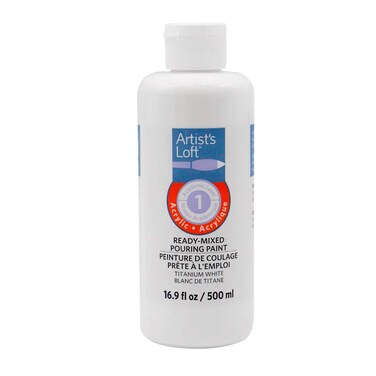 Acrylic ReadyMixed Pouring Paint by Artists Loft Titanium White