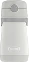 THERMOS BABY 10 ounce Stainless Steel Vacuum Insulated Straw Bottle Gray